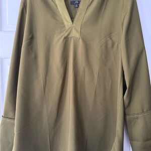 Olive Green Long Sleeve blouse